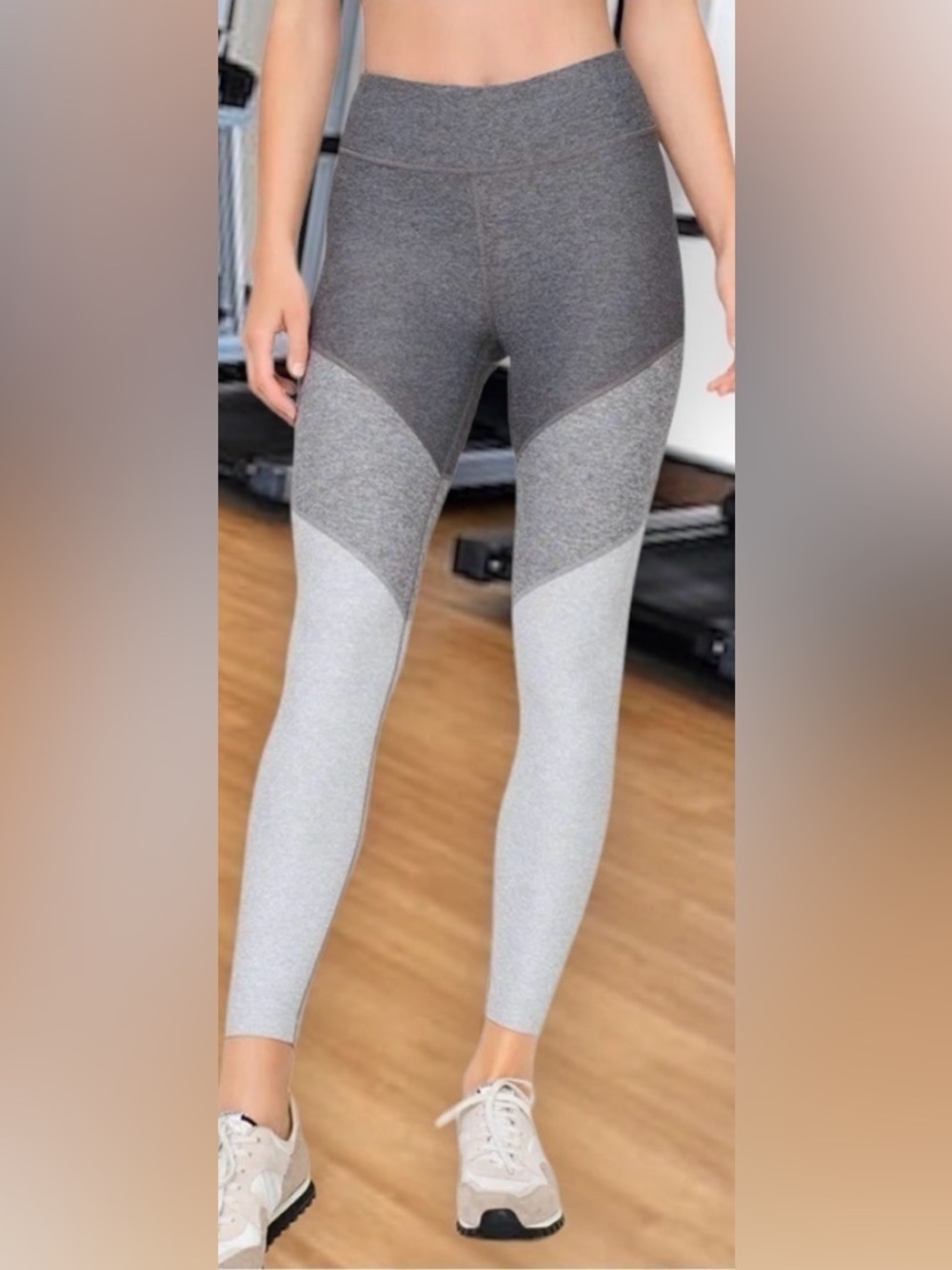 OUTDOOR Voices 7/8 Spring Leggings Size Medium Graphite/Ash/Dove No longer avail